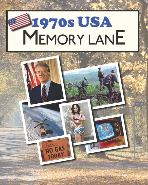 1970s USA Memory Lane: large print book for dementia patients - Paperback