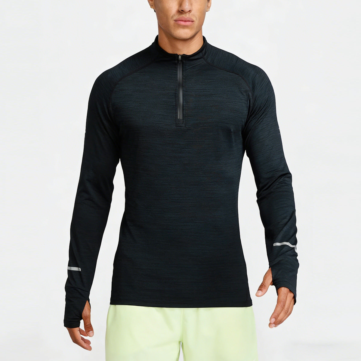 Half-zip Quick-drying Training Long-sleeve Athletic Shirt