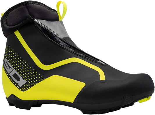 SIDI Algor Primaloft Cycling Boots - BLK/YLW Fluorescent Size 40  Millennium Fit