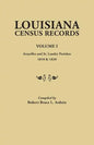Louisiana Census Records. Volume I: Avoyelles and St. Landry Parishes, 1810 & 1820 - Paperback