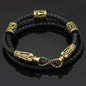 Dragon Head Real Cowhide Bracelet Jewelry