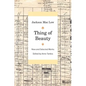 Thing of Beauty: New and Selected Works - Paperback