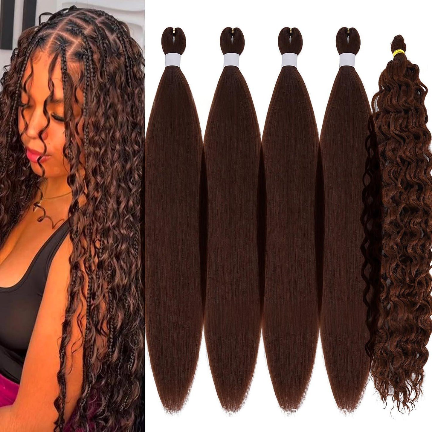 Bohemian Braided Hair Braid Set For Women