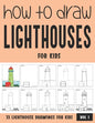 How to Draw Lighthouses for Kids - Vol 1 - Paperback