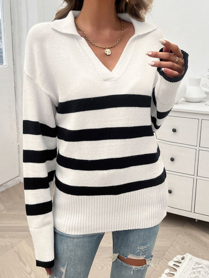 Women's Striped Sweater Vest