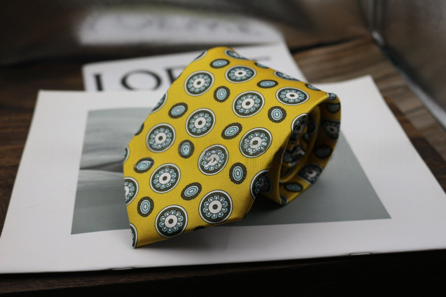 9cm Business Formal Wide-width Tie, Mens Vintage Style