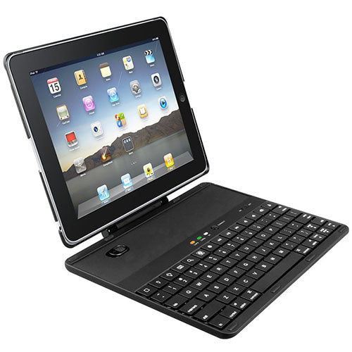 Aluminum Case for iPad 2 & iPad 3, Protective Lightweight Hard Shell Cover with Bluetooth Keyboard