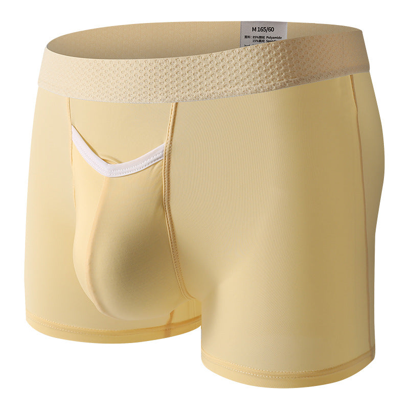 Mens Quick-Drying Ice-Silk Breathable Ultra-Thin Slim-Fit Shorts For Sports