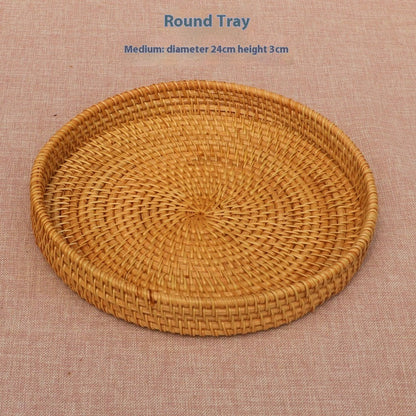 Vietnamese Handwoven Rattan Tray
