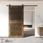 Diamond Pattern Pine Wood DIY Barn Door