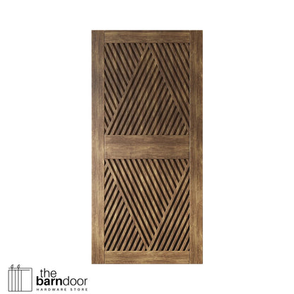 Diamond Pattern Pine Wood DIY Barn Door