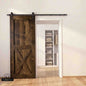Natural Pine Wood Barn Door | 80", 84", 96" x 20"-60"
