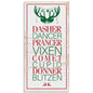 Dasher Dancer Prancer - Canvas