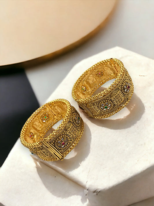 Indian Gold-Plated Bangles for Women