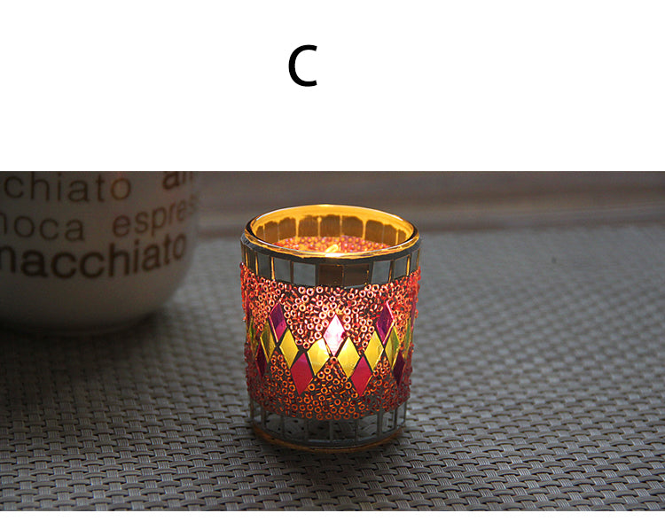 Handmade Votive Centerpiece Glass Candle Holders