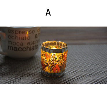 Handmade Votive Centerpiece Glass Candle Holders