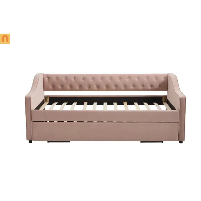 Twin Platform Bed Solid Pine White 2 Storage Drawers 77.4in