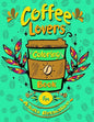 coffee lovers coloring book for adults relaxation: Coffee Quotes and Easy Coffee Gift for Coffee Lovers Stress Relieving - Paperback