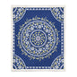 Chinese Floral Flannel Blanket – Soft Printed Throw in Multiple Sizes