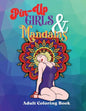 Pin-Up Girls & Mandalas: Retro Style Adult Coloring Book - Paperback