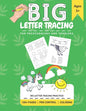 Big Letter Tracing: For Preschoolers And Toddlers: 100+ Pages, Pen Control, Coloring - Paperback