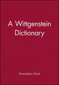 Wittgenstein Dictionary - Paperback
