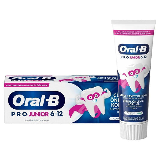Oral-B Pro Junior Children's Toothpaste for Cavity Prevention - 75ml, Kids Oral Care