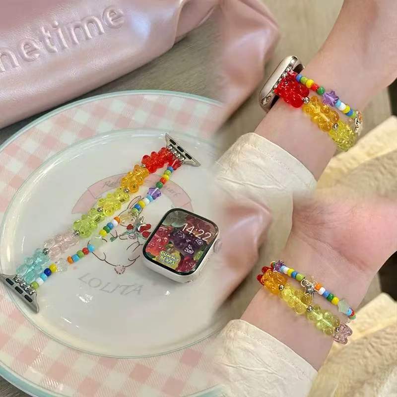 Rainbow Bear Watch Strap Compatible With 22mm20mm18mm Straps