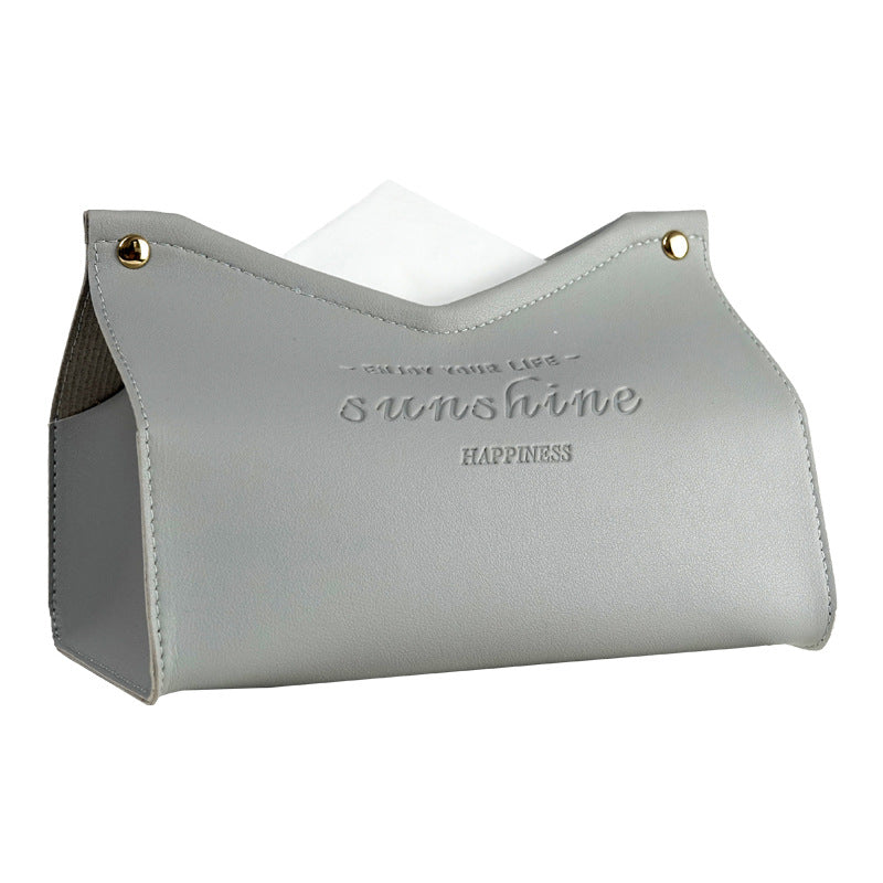 Leather Tissue Box, Hotel Pumping Box, Home Living Room, Creative Gift Box