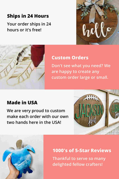 Unfinished Wood Sarcophagus Shape - Egypt - History - Craft - up to 46" DIY