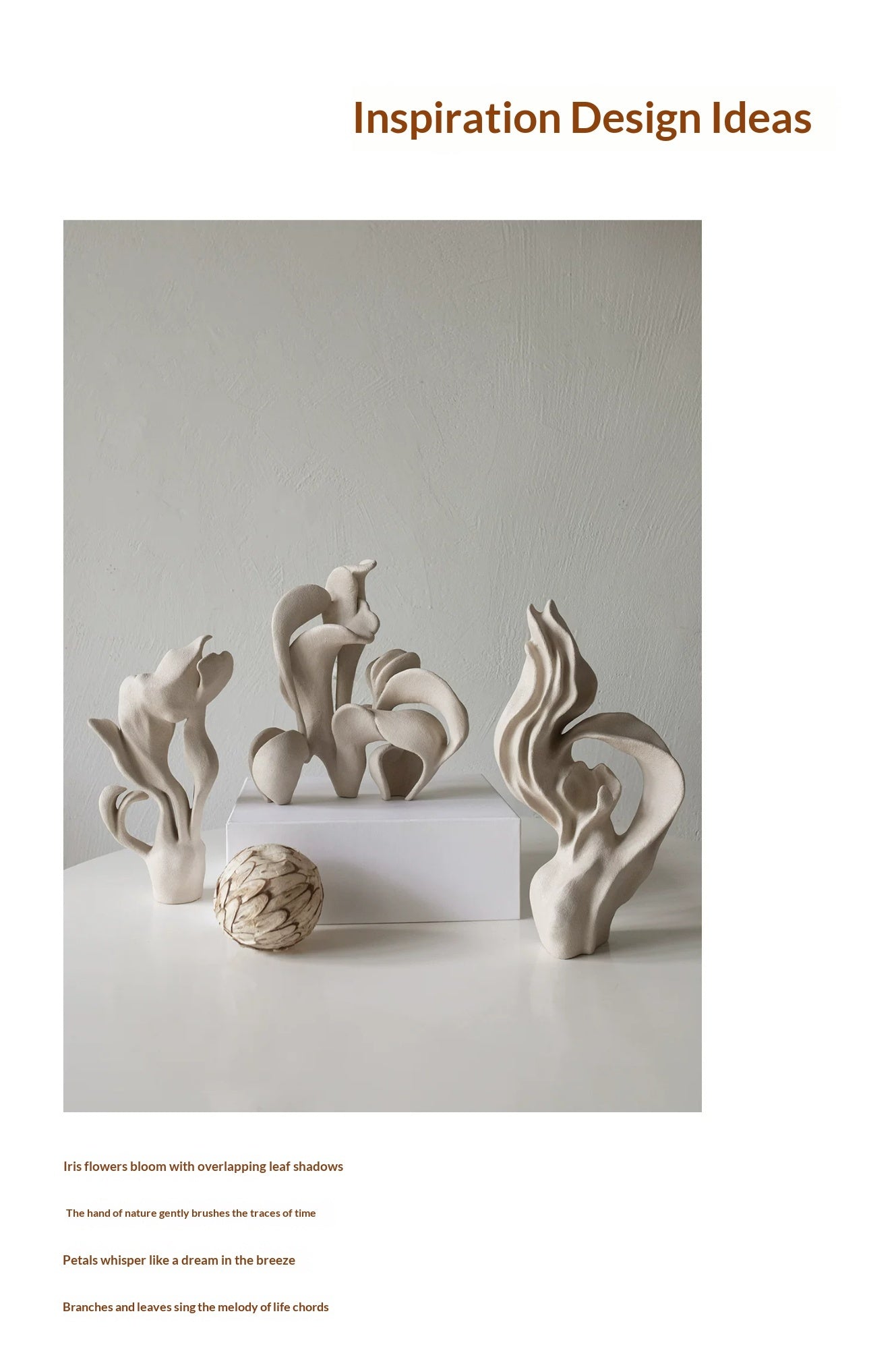 Handcrafted Wabi‑Sabi Porcelain or Resin Art Vase