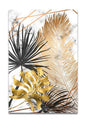 European Style Plant Gold Leaf Decorative Canvas Painting