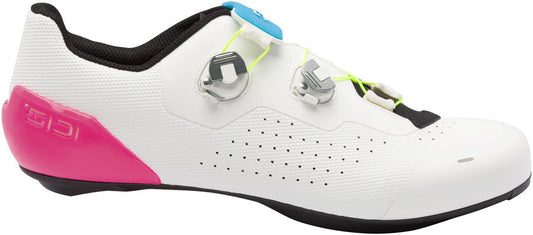 SIDI Genius X WYVE Road Shoes - Men's White Fluo 45.5
