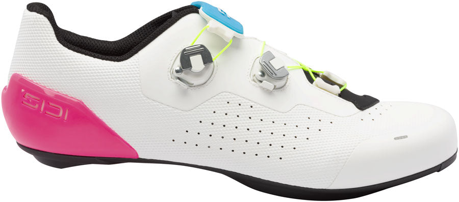 SIDI Genius X WYVE Road Shoes - Men's White Fluo 43.5