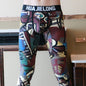Printed Men's Fleece-lined Thick Warm Pants