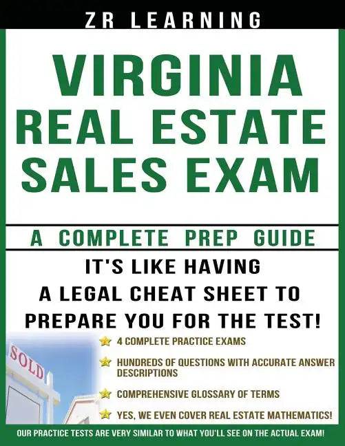 Virginia Real Estate Sales Exam Questions - Paperback