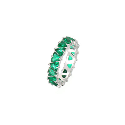 Fashionable Colorful Zircon Ring For Women