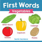 First Words (Vegetables): Early Education book of learning colorful and yummy vegetables for kids - Paperback