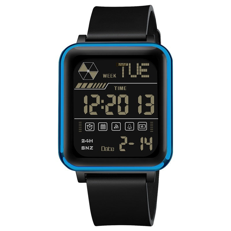 Creative Multifunctional Waterproof Square Sports Watch
