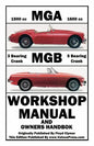 MGA & MGB Workshop Manual & Owners Handbook - Paperback