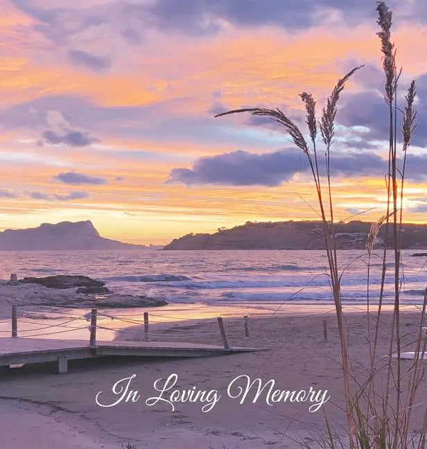 Funeral Guest Book, "In Loving Memory" Memorial Service Guest Book, Condolence Book, Remembrance Book for Funerals or Wake: HARD COVER. A lasting keep - Hardcover
