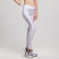 Women's Plus Size Hip Lift V High Waist Fluorescent Candy Color Leggings