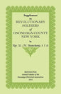 Supplement to Revolutionary Soldiers of Onondaga County, New York - Paperback