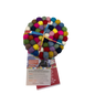 Round Multicolor Felt Wool Ball Coaster