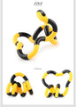 Twisted Ring Fidget Magic Trick Rope Tange Fidget Toy Creative DIY Winding Leisure Education Stress Relief Decompression Toy