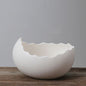 Eggshell Living Room Ceramic Hydroponic Vase Pot Desktop Flower Small And Simple Indoor Green Dill