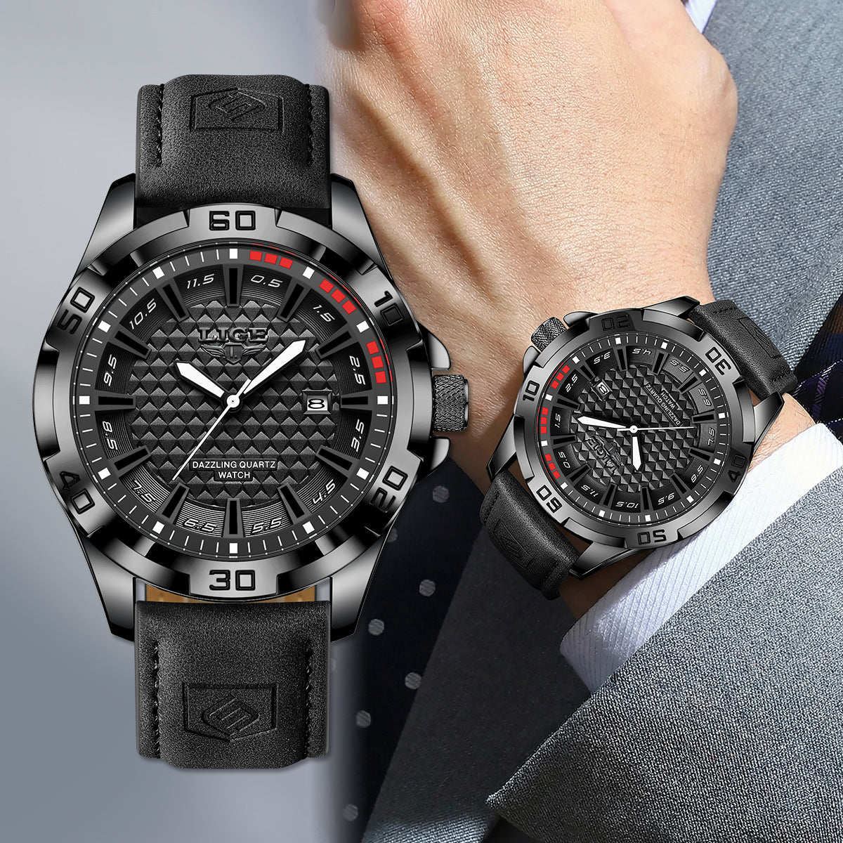 New Mens Concept Watch With A Large Dial
