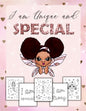 I Am Unique and Special: Positive Affirmations for Brown Girls/Coloring Book African American Children/Self-Esteem and Confidence - Paperback