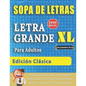SOPA DE LETRAS CON LETRA GRANDE PARA ADULTOS EDICIÓN CLÁSICA - Crucigramas Delta - Los Rompecabezas más Grandes del Mercado Para Adultos y Mayores - B - Paperback