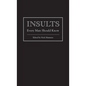 Insults Every Man Should Know - Hardcover